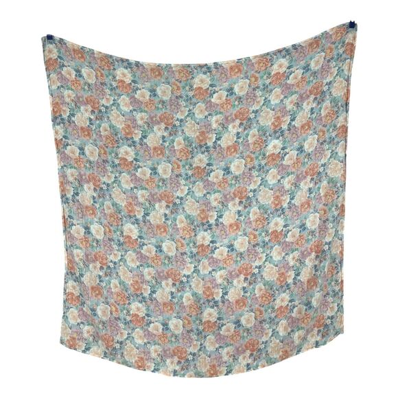 Angel Dear Camellia Swaddle Blanket Baby Muslin Cotton Viscose Floral - Picture 4 of 5